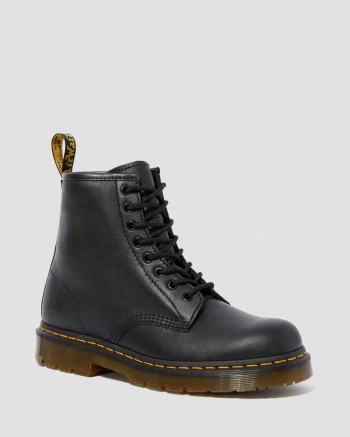 Dr Martens 1460 Slip Resistant Leather Šnurovacie Čižmy Panske Čierne | 5086-DOWPR